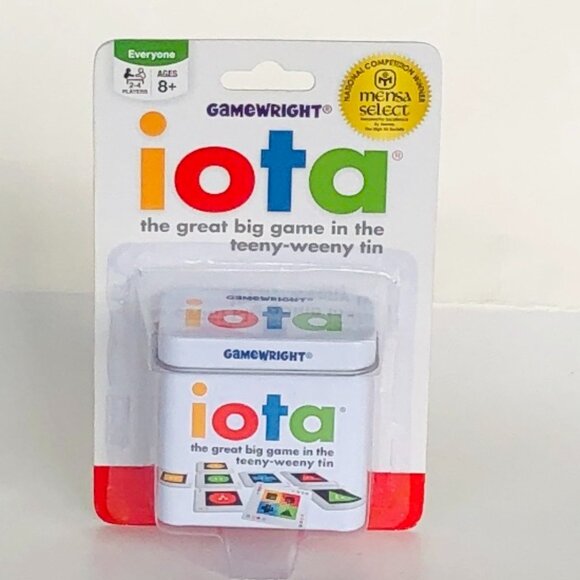 Iota Card Game Teeny-Weeny Tin Box New Sealed Age 8+ By Game Wright - Picture 9 of 15